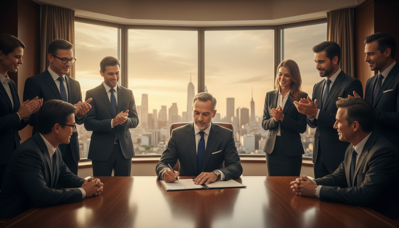 poignée de main confiance